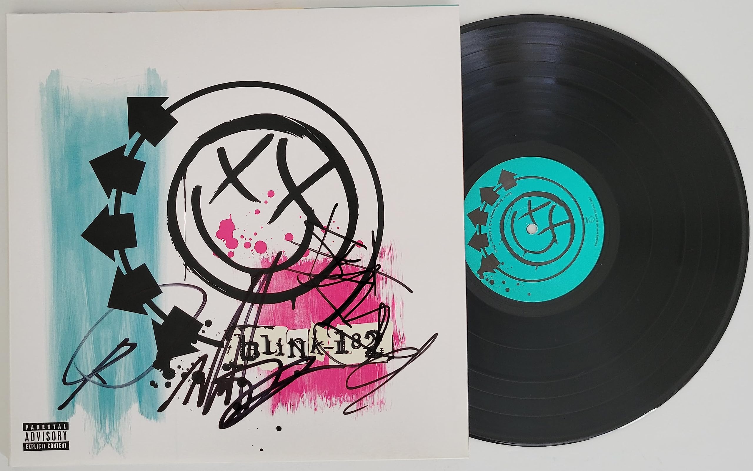 n*G様 TOMOO Blink Amazon.com: Travis Barker Mark Hoppus Tom Delonge signed Blink